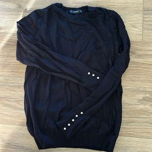Zara Long Sleeve Knit with Pearl Detail